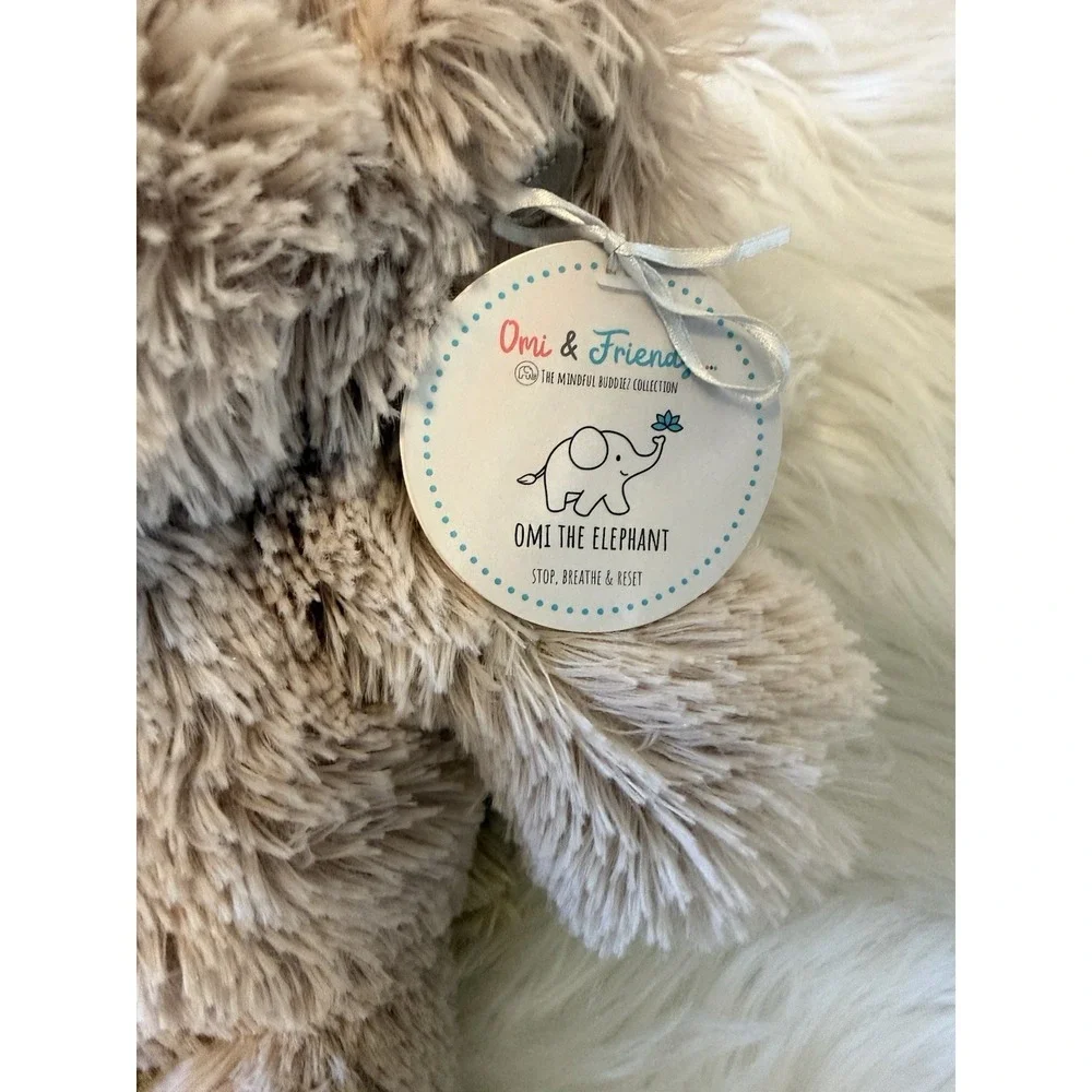 Omi The‎ Elephant 12 Inch Kid Friendly Mindfulness Toy for Emotional Regulation